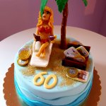 Tort na 60te urodziny